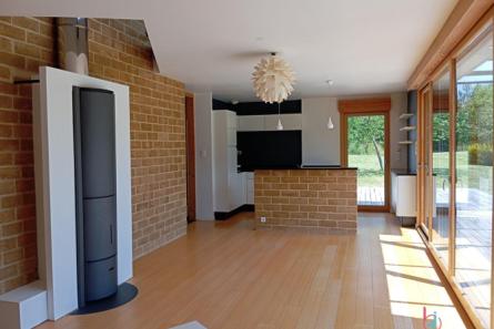 Maison contemporaine et basse consommation secteur Mayenne