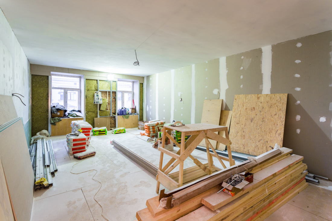 Maison en cours de r&eacute;novation