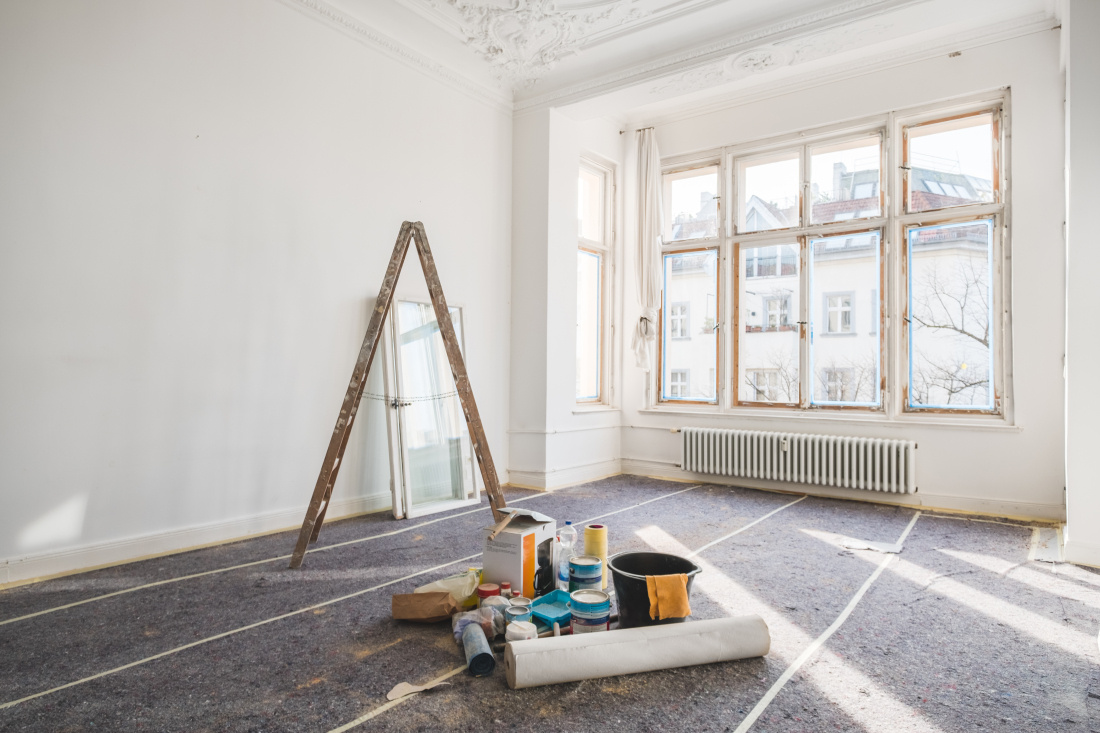 Belle demeure avec beaucoup de potentiel en cours de r&eacute;novation