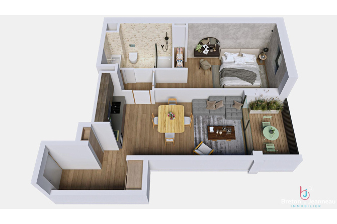 Appartement T2 quartier Gare à Laval