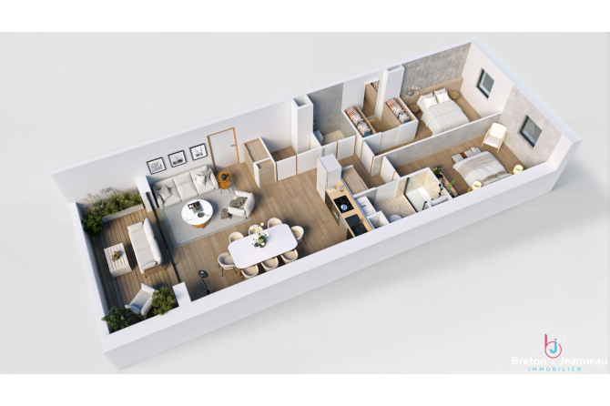 Appartement T3 quartier Gare à Laval