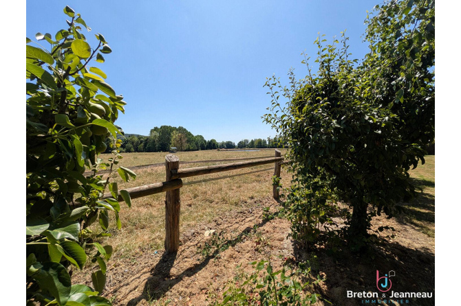 Maison en pierre avec étang sur 9 hectares à 5 min d'Évron