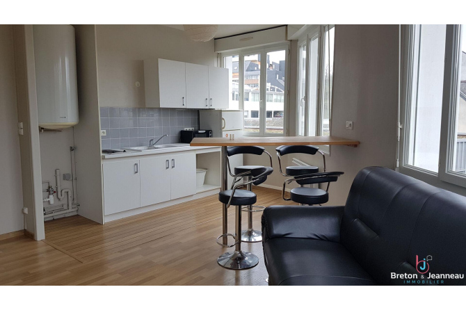 LAVAL - Centre ville Rive droite - Appartement T2 Vue Mayenne