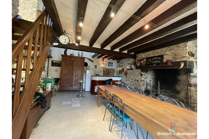 Ensemble de 2 maisons sur 2 hectares à Vimartin sur Orthe