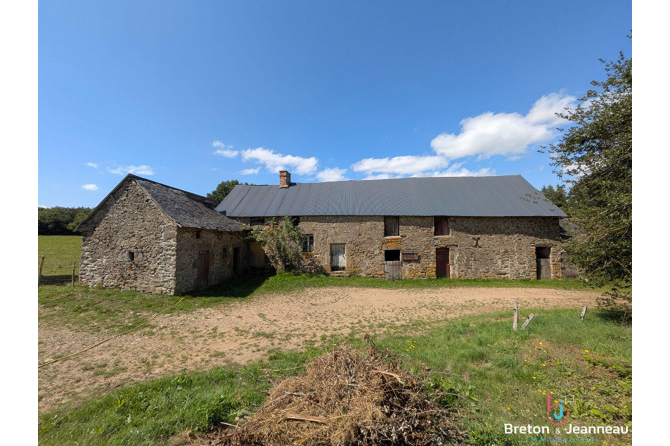 Longère à rénover 1,7 hectares secteur EVRON