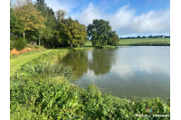 Terrain de loisirs de 2 ha 28  avec un étang de 1ha