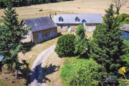 Farmhouse on 10 ha 19 near Ernée